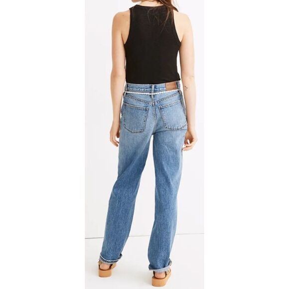 Madewell The Dadjean In Kingshill Wash With Removable Rope Belt - Picture 2 of 5